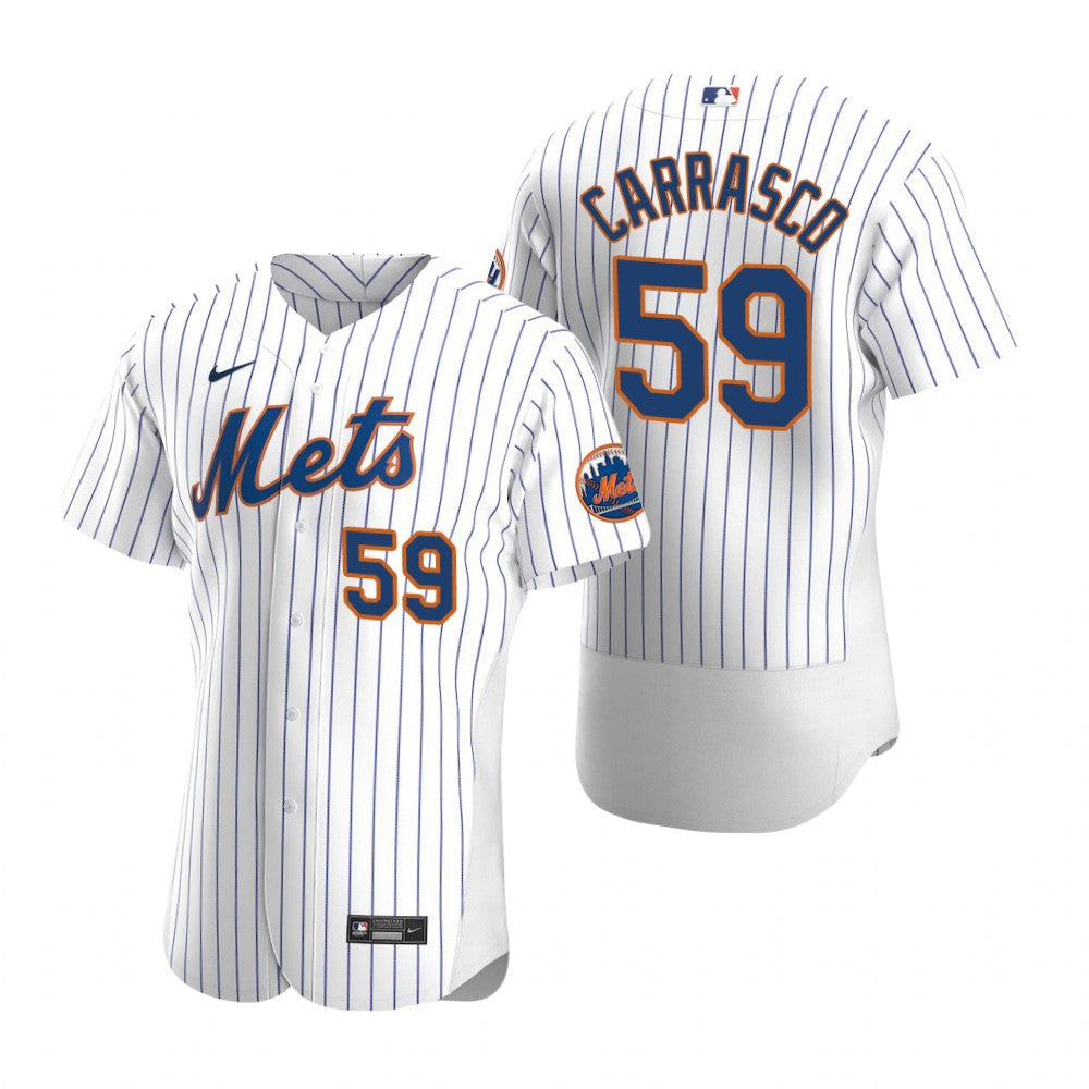 Mens New York Mets #59 Carlos Carrasco Baseball Jersey