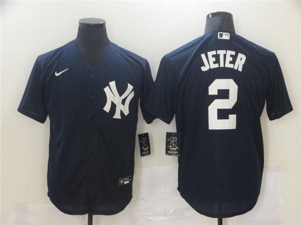 Men's New York Yankees #2 Derek Jeter Baseball Jersey