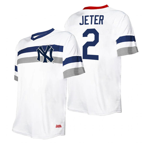 Men's New York Yankees #2 Derek Jeter Baseball Jersey