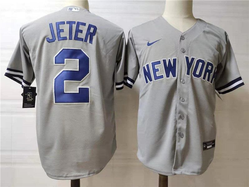 Men's New York Yankees #2 Derek Jeter Baseball Jersey