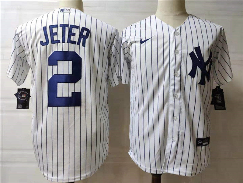 Men's New York Yankees #2 Derek Jeter Baseball Jersey