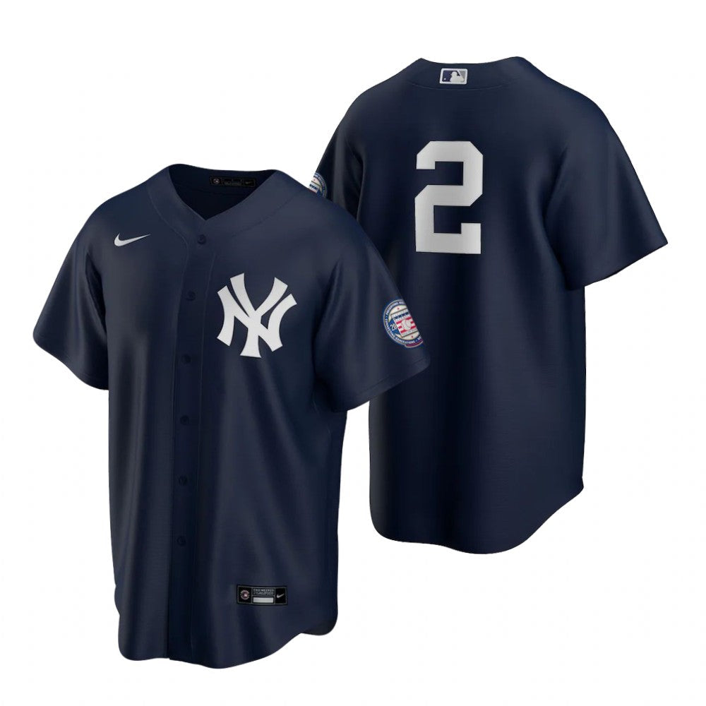 Men's New York Yankees #2 Derek Jeter Baseball Jersey