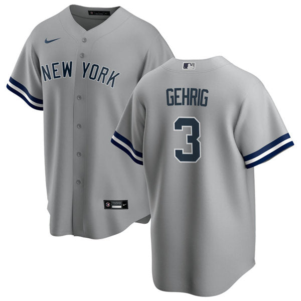 Men's New York Yankees #3 Babe Ruth Baseball Jersey