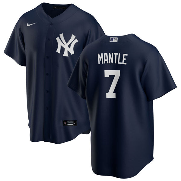 Men's New York Yankees #7 Mickey Mantle Baseball Jersey