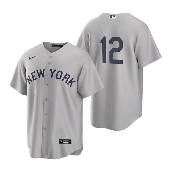 Men's New York Yankees #12 Isiah Kiner-Falefa Baseball Jersey