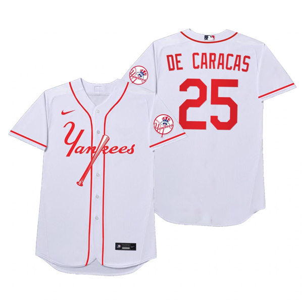 Men's New York Yankees #25 Gleyber Torres Baseball Jersey