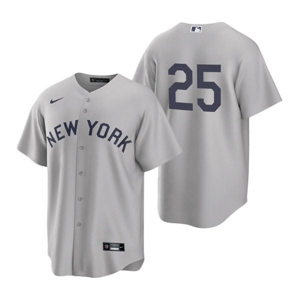 Men's New York Yankees #25 Gleyber Torres Baseball Jersey