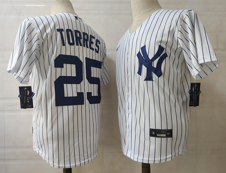 Men's New York Yankees #25 Gleyber Torres Baseball Jersey