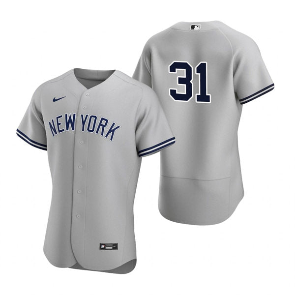 Men's New York Yankees #31 Aaron Hicks Baseball Jersey