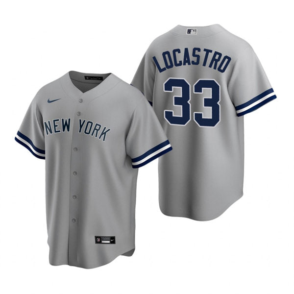 Men's New York Yankees #33 Tim Locastro Baseball Jersey