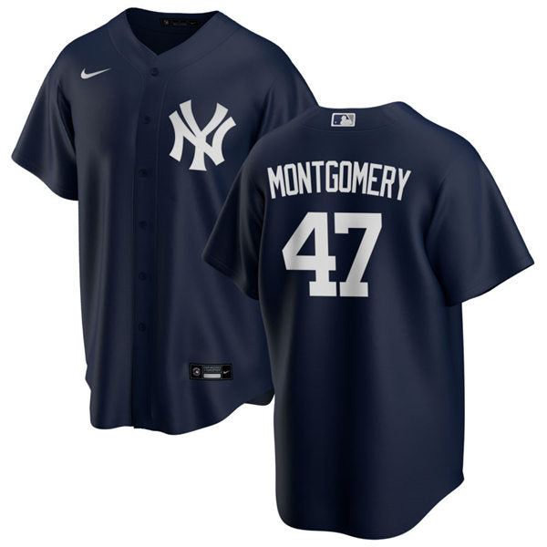 Men's New York Yankees #47 Jordan Montgomery Baseball Jersey