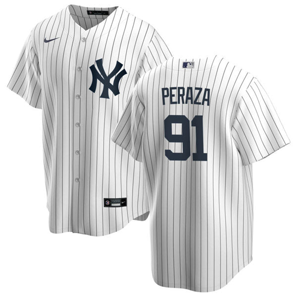 Men's New York Yankees #91 Oswald Peraza Baseball Jersey