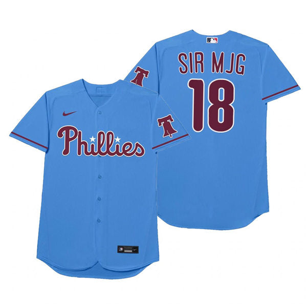 Men's Philadelphia Phillies #18 Didi Gregorius Baseball Jersey