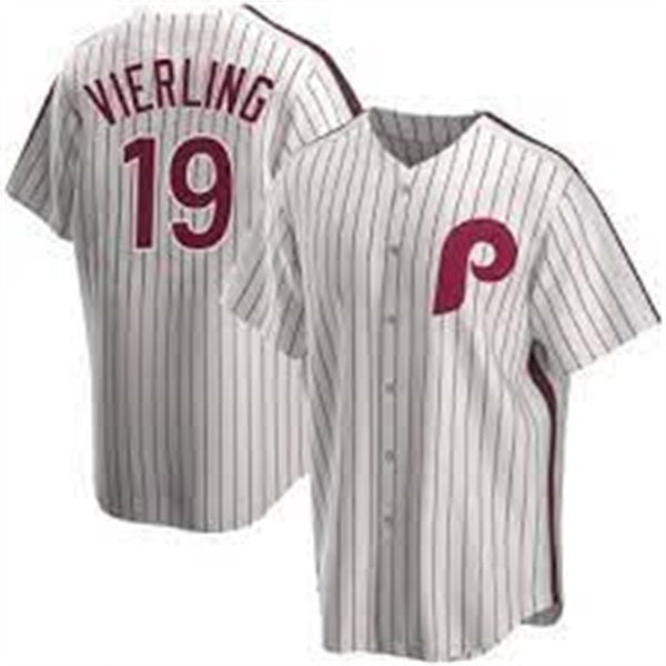 Men's Philadelphia Phillies #19 Matt Vierling Baseball Jersey