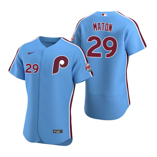 Men's Philadelphia Phillies #29 Nick Maton Baseball Jersey