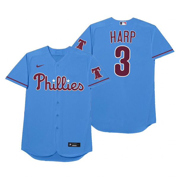 Men's Philadelphia Phillies #3 Bryce Harper Baseball Jersey