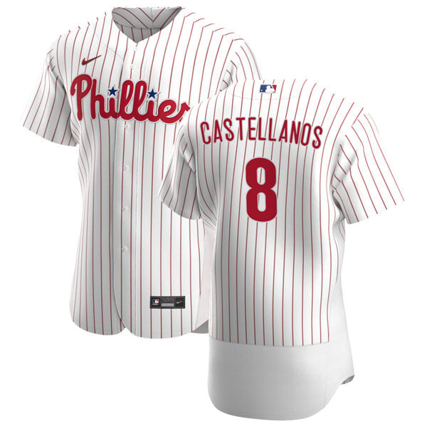 Men's Philadelphia Phillies #8 Nick Castellanos Baseball Jersey