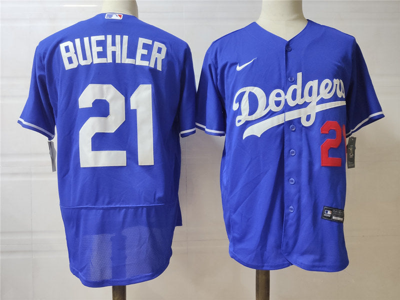 Men's Los Angeles Dodgers # 21 Walker Buehler Baseball Jersey