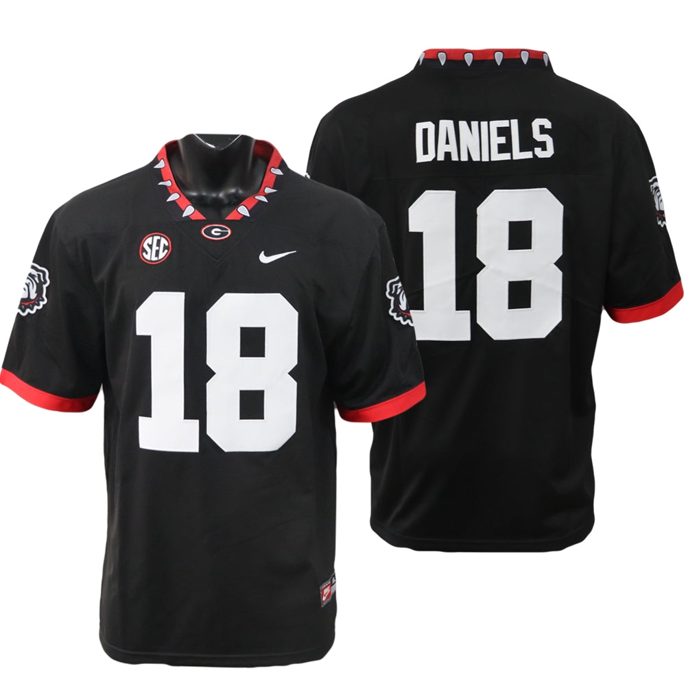 Men's Georgia Bulldogs #18 JT Daniels College Football Jersey