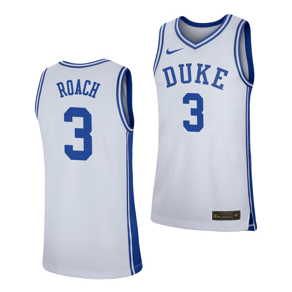 Men's #3 Jeremy Roach Duke Blue Devils College Basketball Jersey