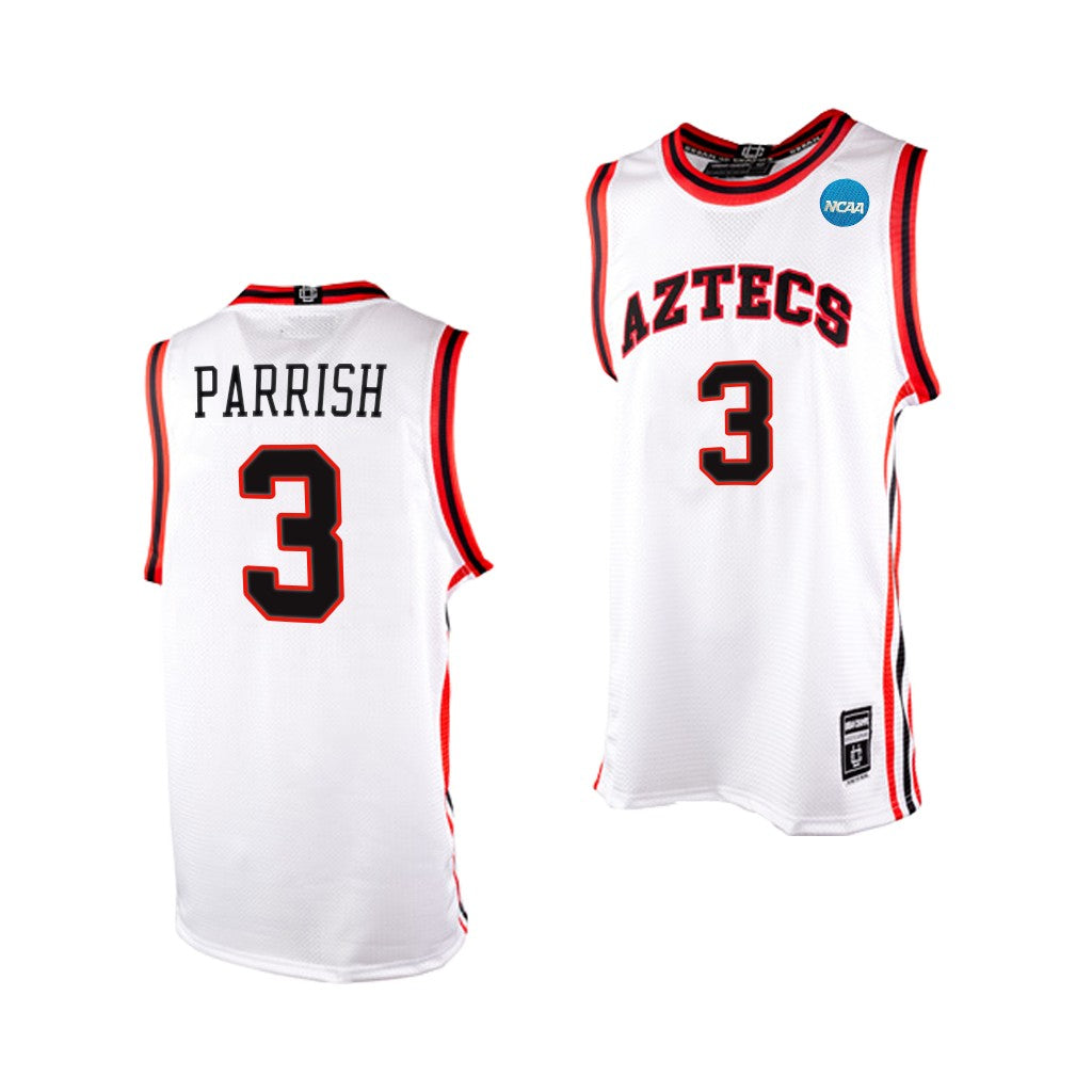 Men's #3 Micah Parrish San Diego State College Basketball Jersey