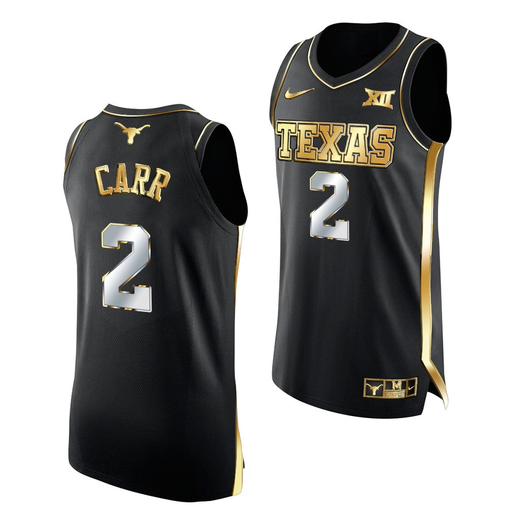 Men's #5 Marcus Carr Texas Longhorns College Basketball Jersey